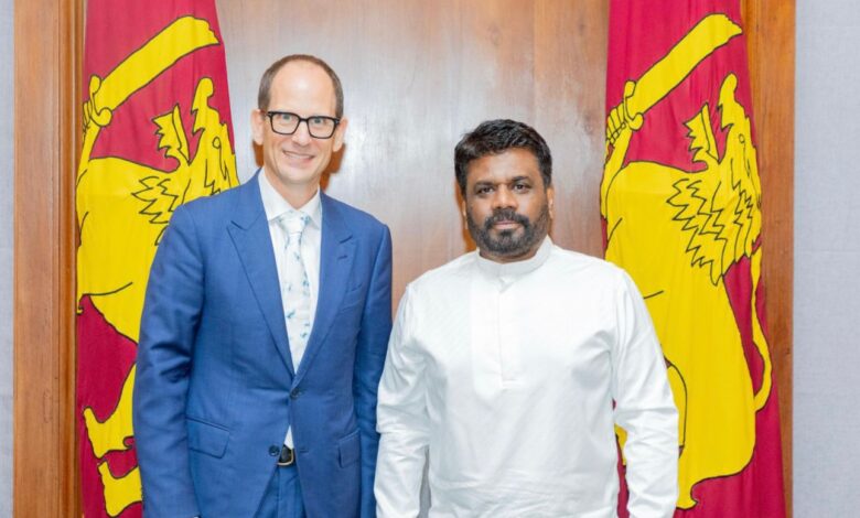 கனேடிய உயர்ஸ்தானிகர் எரிக் வில்ஷ் அவர்களை சந்தித்தார் அனுர குமார திஸாநாயக்க